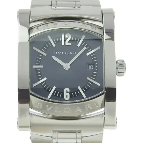 Pre-owned Watches, male, , Size: ONE SIZE Pre-owned Stainless Steel watches - Bvlgari Vintage - Modalova