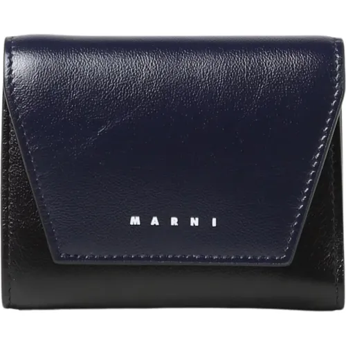 Wallets & Cardholders, male, , Size: ONE SIZE Men`s Wallet: Stylish and Practical Accessory - Marni - Modalova