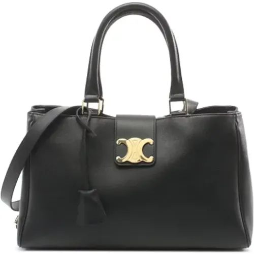 Pre-owned Handbags, female, , Size: ONE SIZE Pre-owned Leather celine-bags - Celine Vintage - Modalova