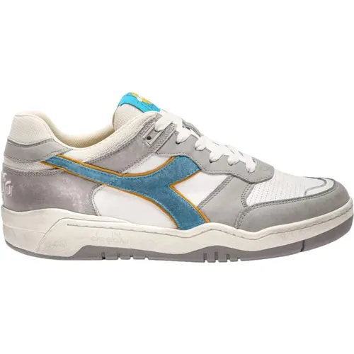 Unisex Low-Top Sneakers in Synthetic Leather , male, Sizes: 6 UK, 7 UK, 4 UK, 9 UK, 8 UK, 5 UK, 10 UK - Diadora - Modalova