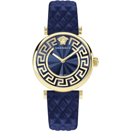 Watches, female, , Size: ONE SIZE Lady Leather Watch - Versace - Modalova