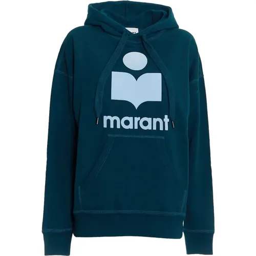 Womens Clothing Sweatshirts Teal, Ice Aw23 , female, Sizes: 2XS, XS - Isabel Marant Étoile - Modalova