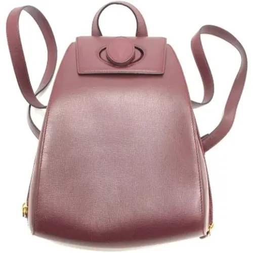 Pre-owned Backpacks, female, , Size: ONE SIZE Pre-owned Leather backpacks - Cartier Vintage - Modalova