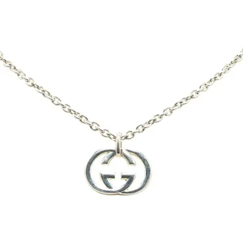 Pre-owned Metal necklaces , female, Sizes: ONE SIZE - Gucci Vintage - Modalova