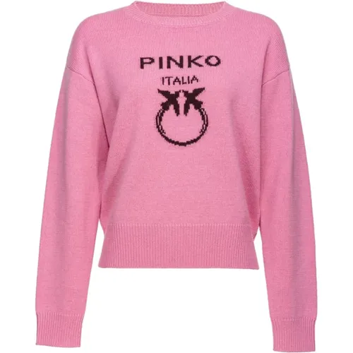 Stilvolle Sweaters Kollektion , Damen, Größe: L - pinko - Modalova