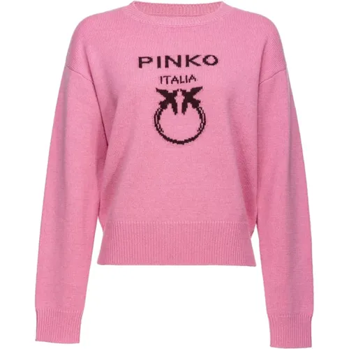 Stilvolle Sweaters Kollektion , Damen, Größe: S - pinko - Modalova