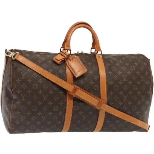 Pre-owned Weekend Bags, female, , Size: ONE SIZE Pre-owned Canvas louis-vuitton-bags - Louis Vuitton Vintage - Modalova