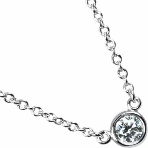 Pre-owned Jewellery, female, , Size: ONE SIZE Pre-owned Silver necklaces - Tiffany & Co. Pre-owned - Modalova