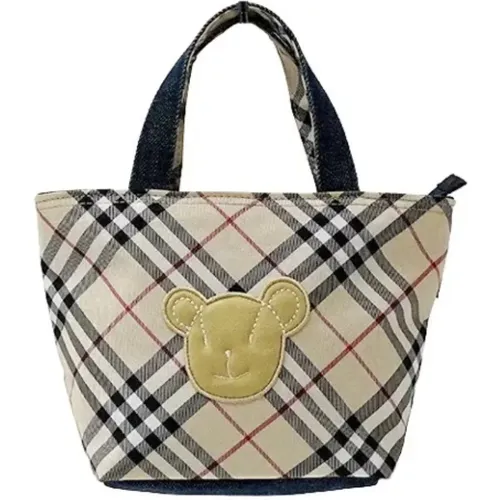 Pre-owned Tote Bags, female, , Size: ONE SIZE Pre-owned Leather handbags - Burberry Vintage - Modalova