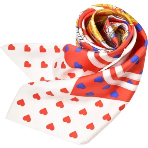 Pre-owned Scarves, female, , Size: ONE SIZE Pre-owned Canvas scarves - Hermès Vintage - Modalova