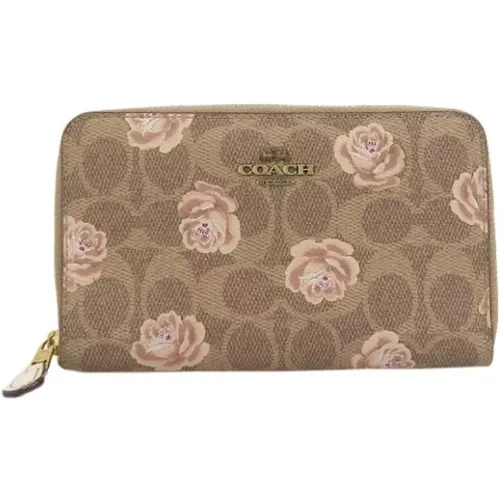 Pre-owned Wallets, female, , Size: ONE SIZE Pre-owned Canvas wallets - Coach Pre-owned - Modalova