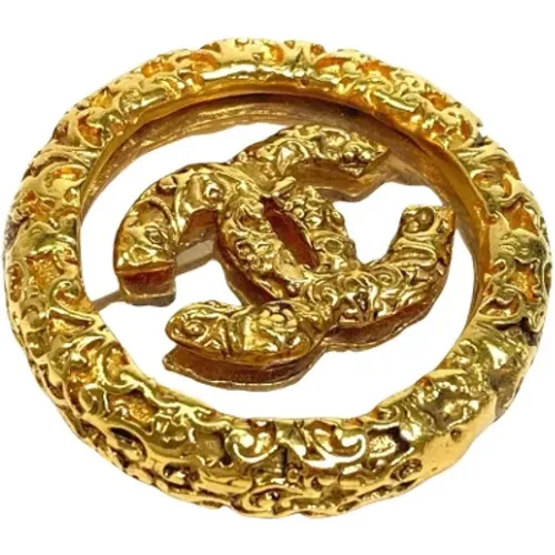 Pre-owned Jewellery, female, , Size: ONE SIZE Pre-owned Metal brooches - Chanel Vintage - Modalova