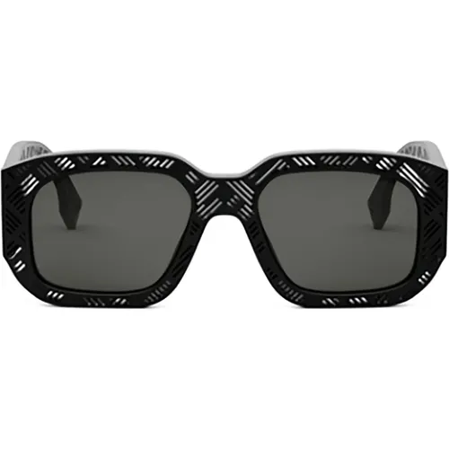 Schwarze Sonnenbrille Damen Accessoires Aw23 - Fendi - Modalova