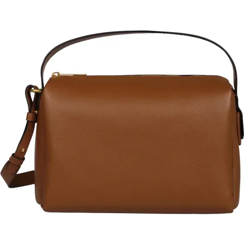 Hammered Leather Camera Bag with Plexiglass H Accessory , female, Sizes: ONE SIZE - Hogan - Modalova