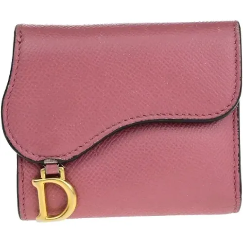 Pre-owned Leather wallets , female, Sizes: ONE SIZE - Dior Vintage - Modalova