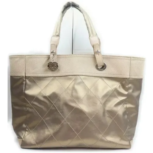 Pre-owned Tote Bags, female, , Size: ONE SIZE Pre-owned Shopping Bag, Good Condition - Chanel Vintage - Modalova