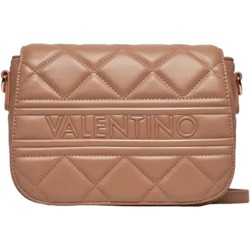 Cross Body Bags, female, , Size: ONE SIZE Quilted Flap Handbag with Adjustable Strap - Valentino by Mario Valentino - Modalova