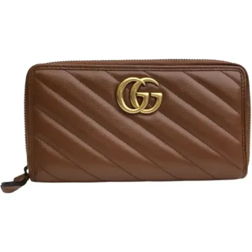 Pre-owned Wallets, female, , Size: ONE SIZE Pre-owned Leather wallets - Gucci Vintage - Modalova