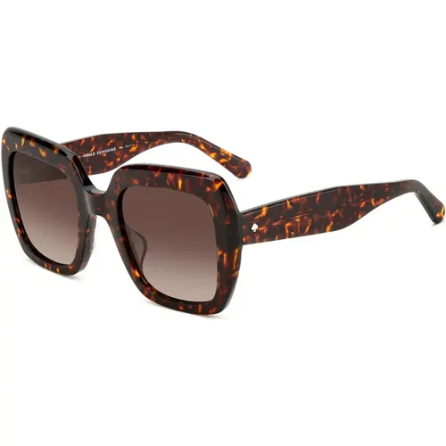 Dark Havana/ Shaded Sunglasses Naomi/S , female, Sizes: 52 MM - Kate Spade - Modalova