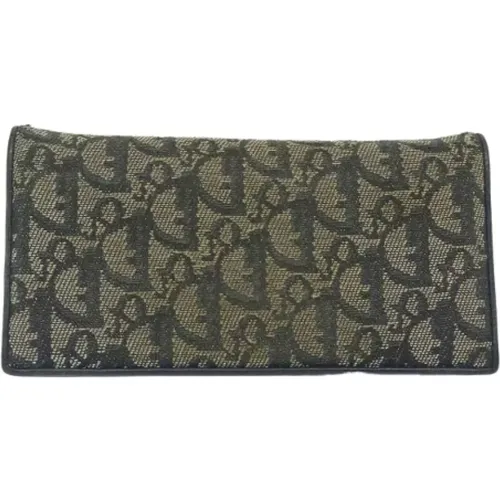 Pre-owned Wallets, female, , Size: ONE SIZE Pre-owned Canvas wallets - Dior Vintage - Modalova