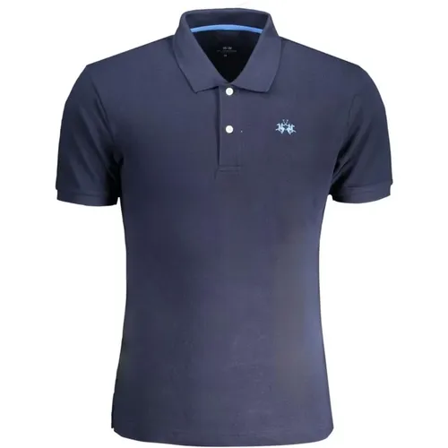 Cotton Polo Shirt with Embroidery , male, Sizes: XL, M, L, S, 2XL - LA MARTINA - Modalova