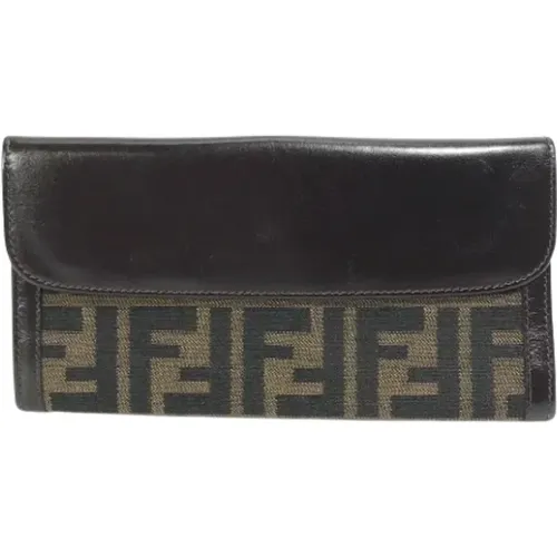 Pre-owned Wallets, male, , Size: ONE SIZE Pre-owned Fabric wallets - Fendi Vintage - Modalova