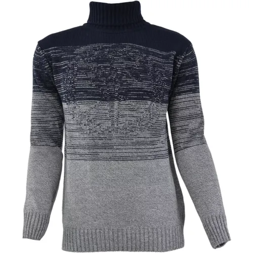 Modern Turtleneck Sweater with Symbol , male, Sizes: XS - carlo colucci - Modalova