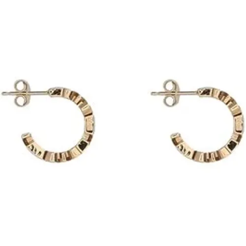 Earrings, female, , Size: ONE SIZE Logo Earrings - Versace - Modalova