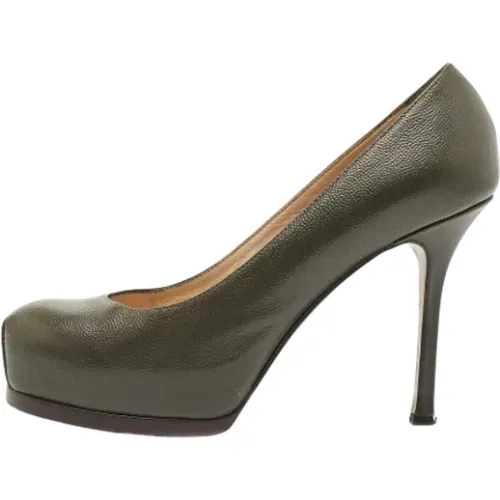 Pre-owned Pumps, female, , Size: 6 US Pre-owned Leather heels - Yves Saint Laurent Vintage - Modalova