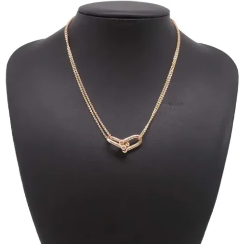 Pre-owned Jewellery, female, , Size: ONE SIZE Pre-owned Rose Gold necklaces - Tiffany & Co. Pre-owned - Modalova