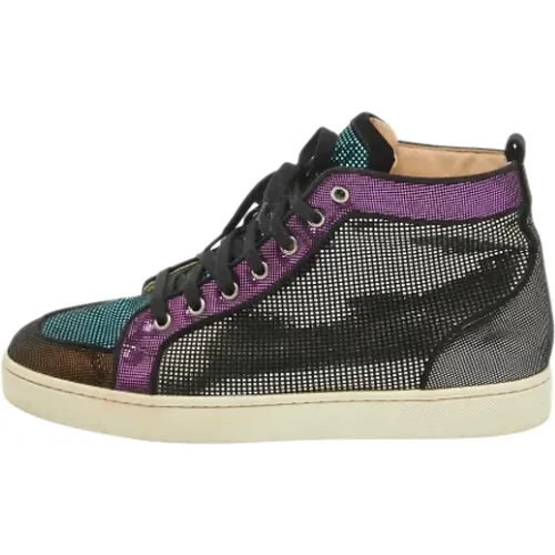 Pre-owned Suede sneakers , female, Sizes: 9 UK - Christian Louboutin Pre-owned - Modalova