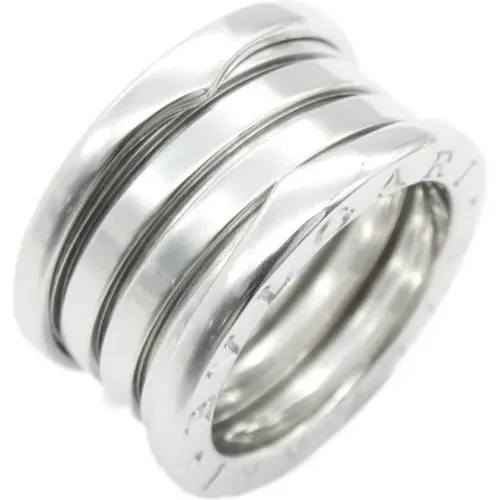 Pre-owned White Gold rings , female, Sizes: ONE SIZE - Bvlgari Vintage - Modalova