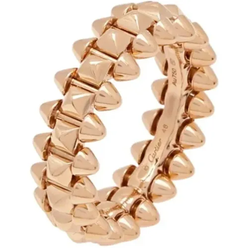 Pre-owned Jewellery, female, , Size: ONE SIZE Pre-owned Rose Gold rings - Cartier Vintage - Modalova