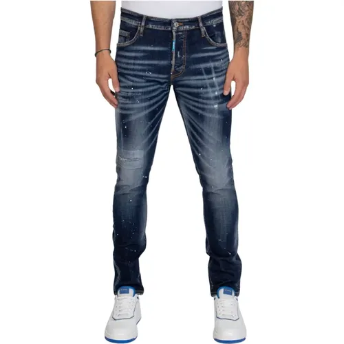 Jeans mit blauen und weißen Flecken - My Brand - Modalova