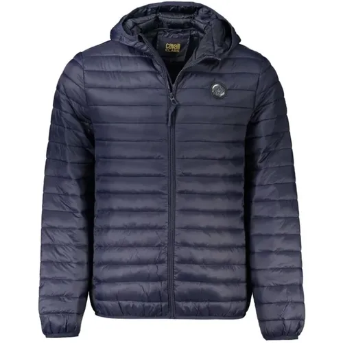 Winter Jackets, male, , Size: 2XL Quilted Hooded Jacket - Cavalli Class - Modalova