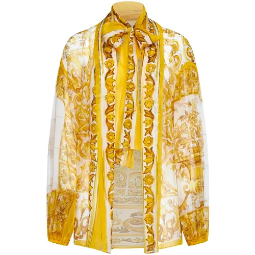 Stylish Shirts Collection , female, Sizes: 3XS, XS, 2XS - Dolce & Gabbana - Modalova