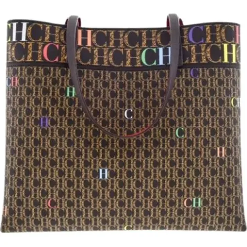 Chiribitas Shopping Bag Inro Style , female, Sizes: ONE SIZE - Carolina Herrera - Modalova