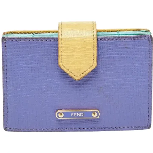 Pre-owned Wallets, female, , Size: ONE SIZE Pre-owned Leather wallets - Fendi Vintage - Modalova