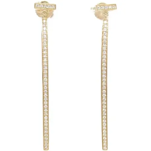 Pre-owned Jewellery, female, , Size: ONE SIZE Pre-owned Fabric earrings - Tiffany & Co. Pre-owned - Modalova