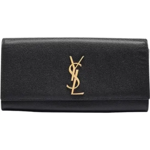 Pre-owned Leder clutches - Yves Saint Laurent Vintage - Modalova