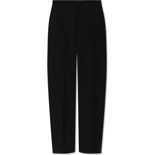 Oversize pleat-front trousers , female, Sizes: XS, 2XS - Balenciaga - Modalova