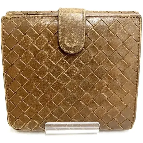 Pre-owned Wallets, male, , Size: ONE SIZE Pre-owned Leather wallets - Bottega Veneta Vintage - Modalova