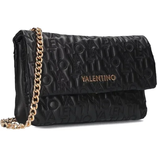 Elegante Schwarze Klappentasche - Valentino by Mario Valentino - Modalova