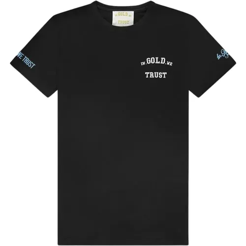 Pusha T-Shirt , Herren, Größe: XL - In Gold We Trust - Modalova