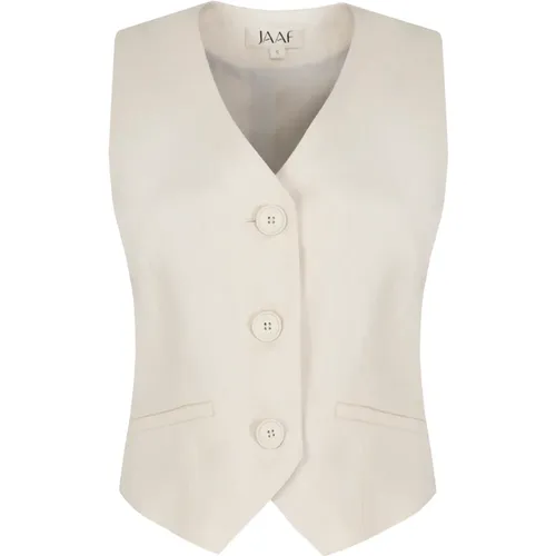 Tailored Vest Top in Sandy , female, Sizes: L, XS, M, S - Jaaf - Modalova