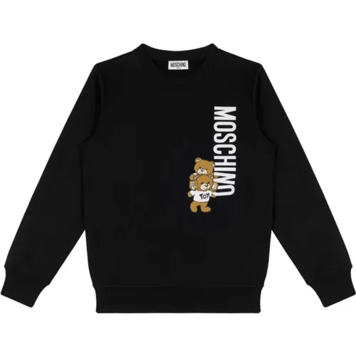 Kinder Schwarzer Pullover Moschino - Moschino - Modalova