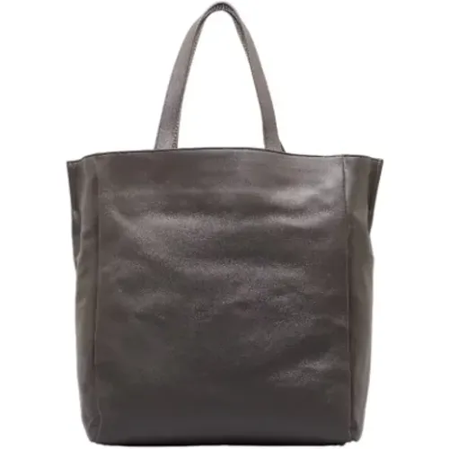 Pre-owned Tote Bags, female, , Size: ONE SIZE Pre-owned Leather totes - Yves Saint Laurent Vintage - Modalova