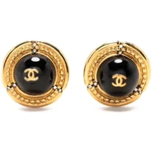 Pre-owned Metal earrings , female, Sizes: ONE SIZE - Chanel Vintage - Modalova