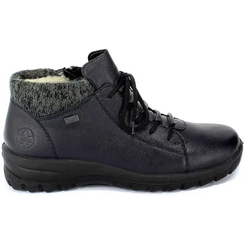 Stylish Leather Ankle Boots , female, Sizes: 3 UK - Rieker - Modalova