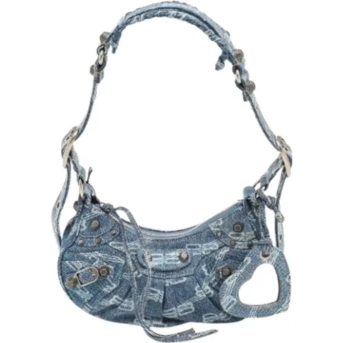 Pre-owned Shoulder Bags, female, , Size: ONE SIZE Pre-owned Denim balenciaga-bags - Balenciaga Vintage - Modalova